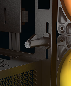 Close up of GPU arm