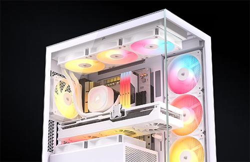 Side view of case
