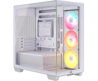 2800X RS-R ARGB Micro-ATX PC Case in White