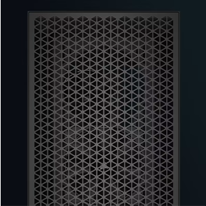 High airflow front panel