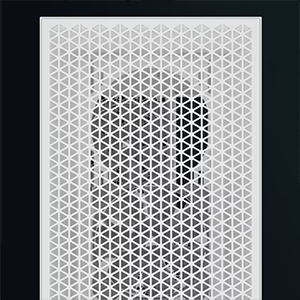 High airflow front panel