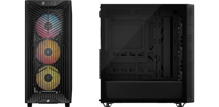 CORSAIR 3200D RS ARGB Smoke Mid-Tower Gaming PC Case