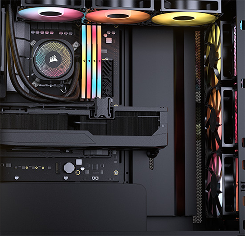 Close up image of inside of the case