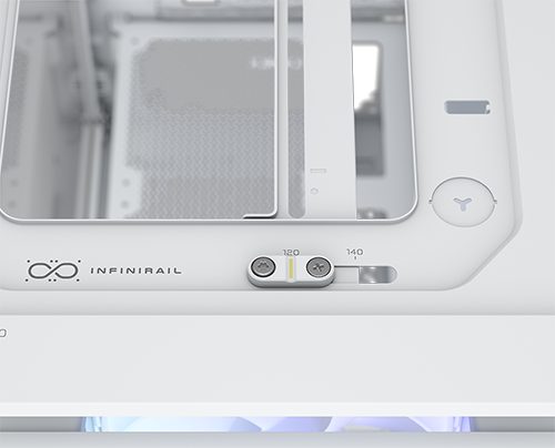 Close up image of InfiniRail Mounting System