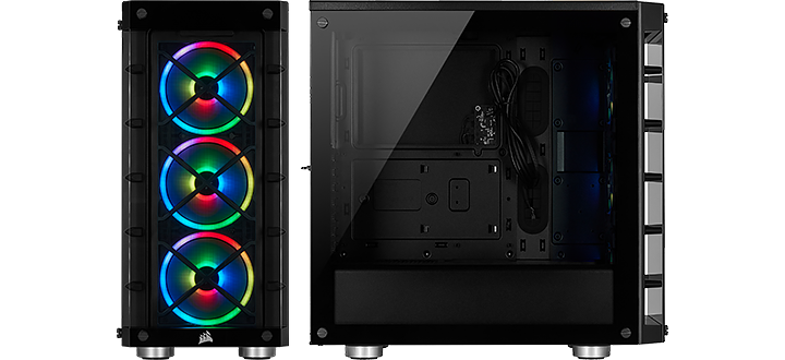 icue 465X RGB case black