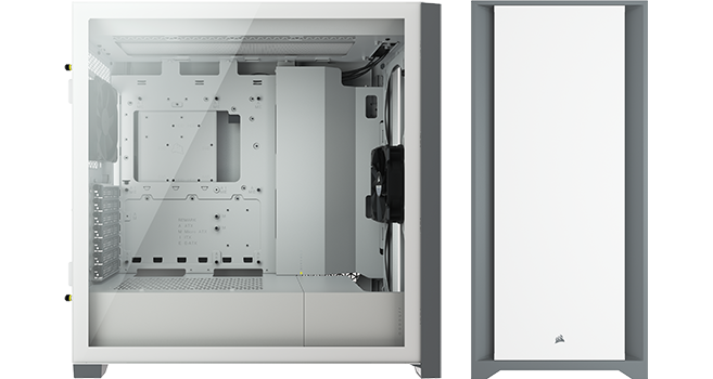 Corsair 5000D, White Mid Tower Chassis