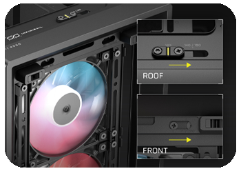 INFINIRAIL Fan Mounting System