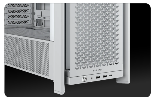 Y-pattern front panel mesh design