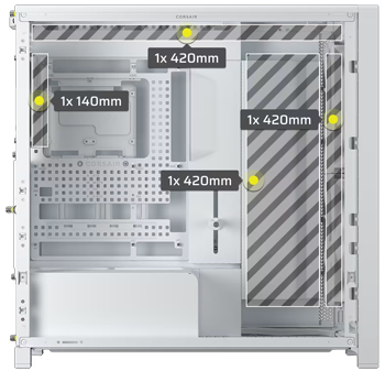 140 / 420 Radiator Clearance