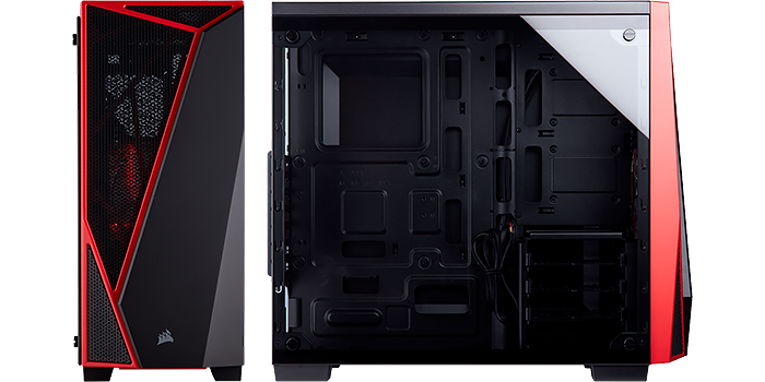corsair SPEC-04 red gaming case