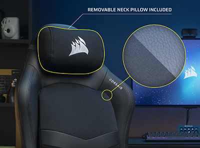 Removable Neck Pillow Included