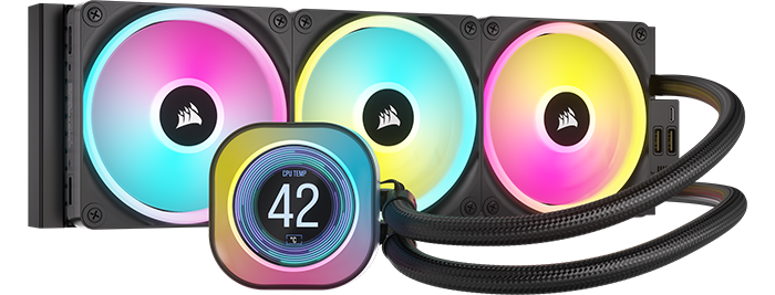 Corsair iCUE LINK H150i LCD 360mm Intel/AMD CPU Liquid Cooler