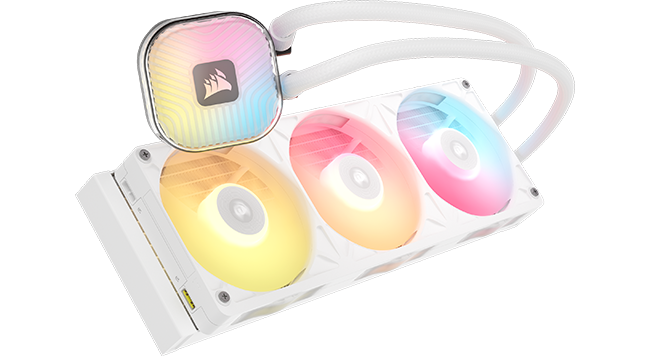 iCUE LINK TITAN II 360 RX RGB Hero Image