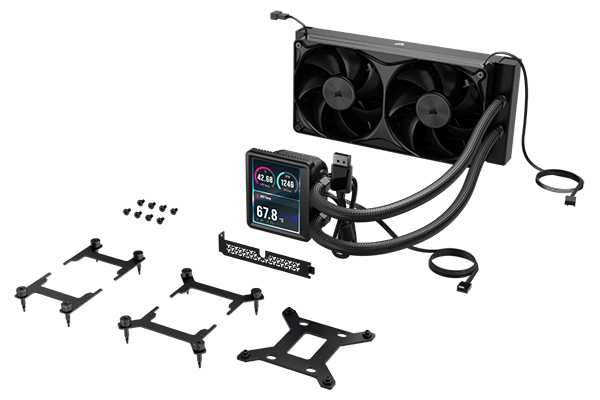 Front left angle of NAUTILUS II RS cooler with box contents laid out infront.