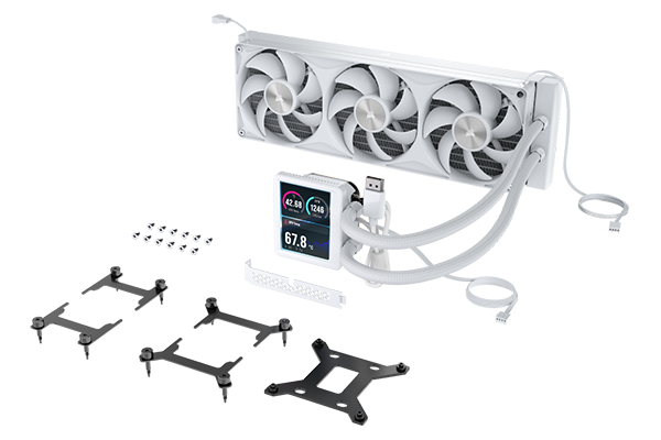 Front left angle of NAUTILUS II RS cooler with box contents laid out infront.