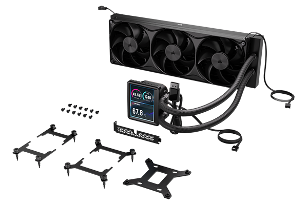 Front left angle of NAUTILUS II RS cooler with box contents laid out infront.