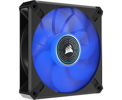 Corsair ML120 LED ELITE 120mm Blue LED Fan Single Pack Black