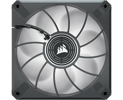 Corsair ML120 LED ELITE 120mm White LED Fan Single Pack Black