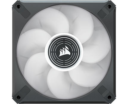 Corsair ML120 LED ELITE 120mm White LED Fan Single Pack Black