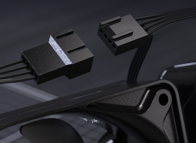 Close up image of daisy chain cable