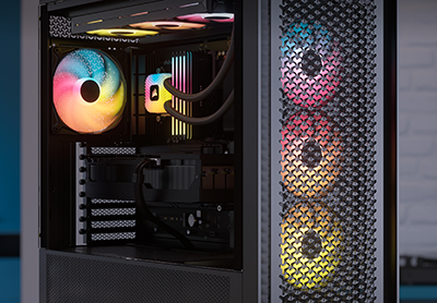 Image of cool air flowing through the fan