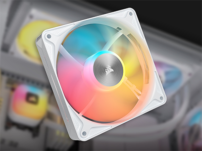 Front-on image of fan spinning