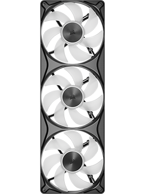 3/4 view of fan