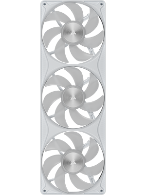 3/4 view of fan