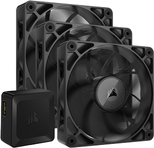 Corsair iCUE LINK RX120 MAX Black 120mm PWM Thick Fan Starter Kit