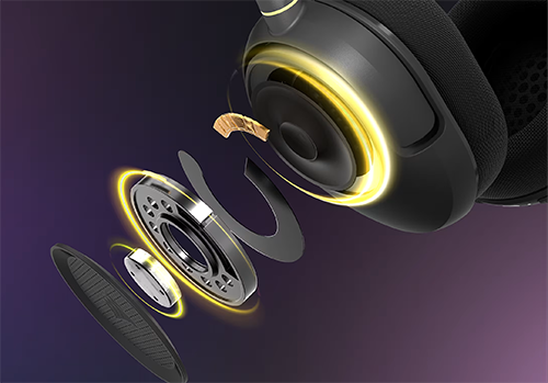 Exploded view of audio driver