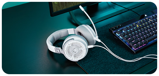 Headset on desk