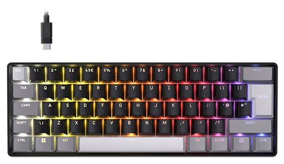 CLIPPER PRO MINI 60 Hall Effect Gaming Keyboard from Corsair.