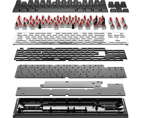 Exploded View of K70 CORE TKL RGB