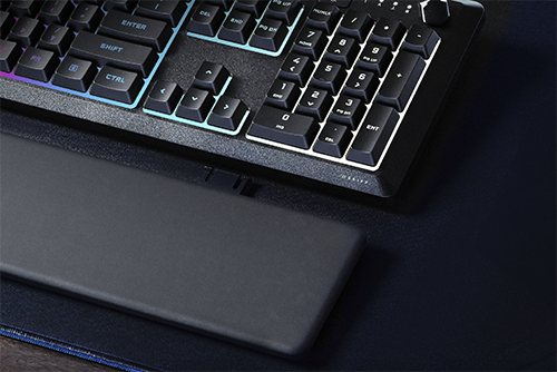 Close up image of palm rest