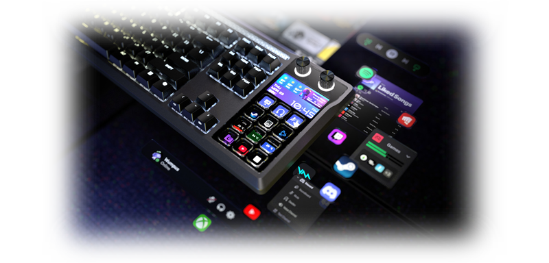 Hero image of CORSAIR GALLEON 100 SD Stream Deck-Integrated Mechanical Keyboard