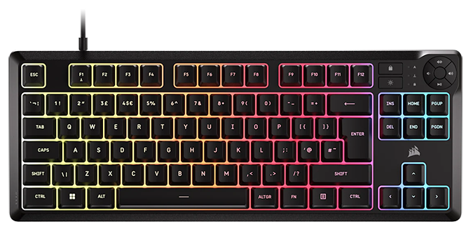 K55 CORE TKL RGB Gaming Keyboard from CORSAIR