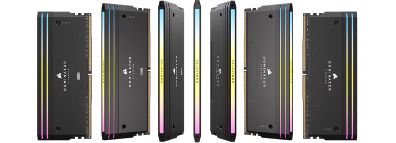 Corsair DOMINATOR Titanium RGB Black 32GB 7200MHz DDR5 Memory Kit