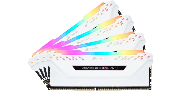 Corsair Vengeance RGB PRO White 32GB 3200 MHz DDR4 Quad Channel