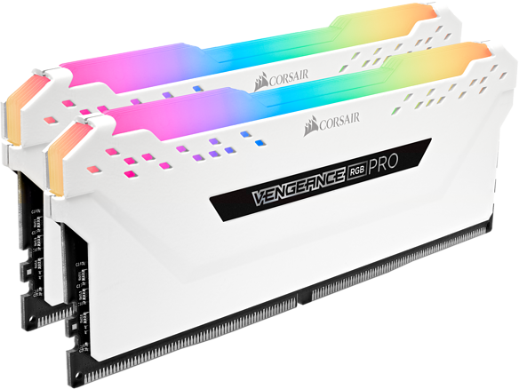 generation købe flydende Corsair Vengeance RGB PRO White 16GB 3200 MHz DDR4 Dual Channel Memory Kit  LN90369 - CMW16GX4M2C3200C16W | SCAN UK