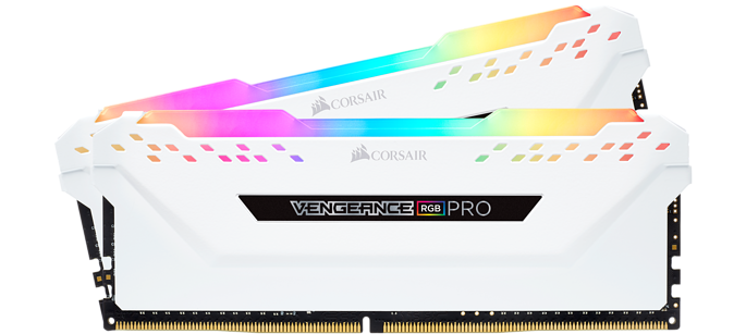 hav det sjovt Gooey serie Corsair Vengeance RGB PRO White 16GB 3200 MHz DDR4 Dual Channel Memory Kit  LN90369 - CMW16GX4M2C3200C16W | SCAN UK