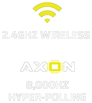 2.4GHz Wireless | Axon 8,000Hz Hyper-Polling