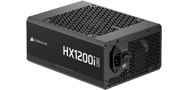 Alimentation PC Corsair HX1200i 1200W – ATX 3.1, PCIe 5.1, Full Modulaire (occasion)