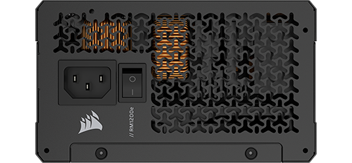 Image of the back of the PSU showing internals