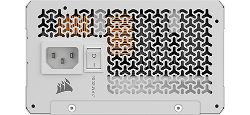 Image of the back of the PSU showing internals