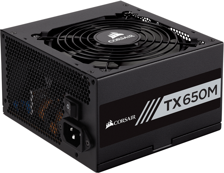 Corsair 650W TX650M Gold Hybrid PSU Computing