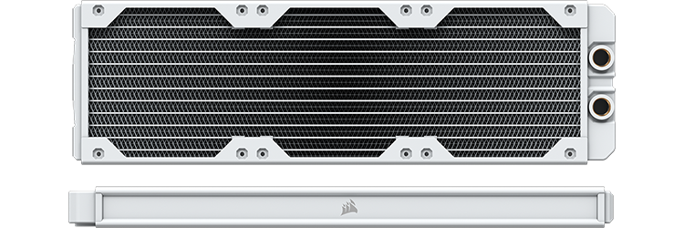 その他 CORSAIR HYDRO SERIES XR5 360 WHITE Hydro X Series XR5 360mm Water Cooling Radiator — White