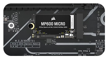 Corsair MP600 MICRO 2TB M.2 (2242) PCIe Gen 4 NVMe SSD/Solid State