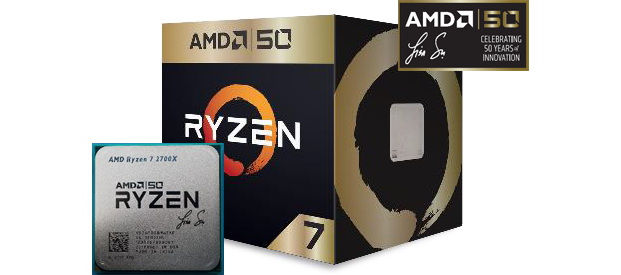 AMD Ryzen 2700X Gold Edition Gen2 Core AM4 CPU/Processor with RGB  Wraith Prism Cooler LN98235 YD270XBGAFA50 SCAN UK