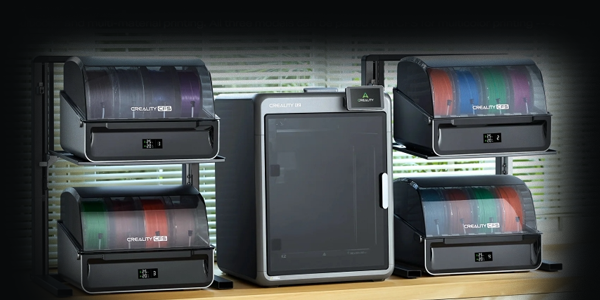 K2 Series on top of a desk with CFS multicolour units