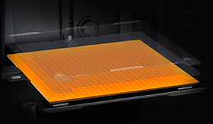 Aluminium alloy heatbed.